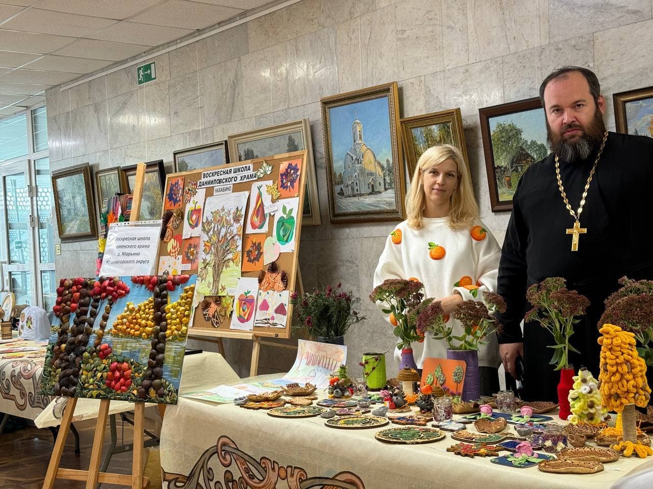 Наш храм на выставке Покровского фестиваля Красногорского благочиния