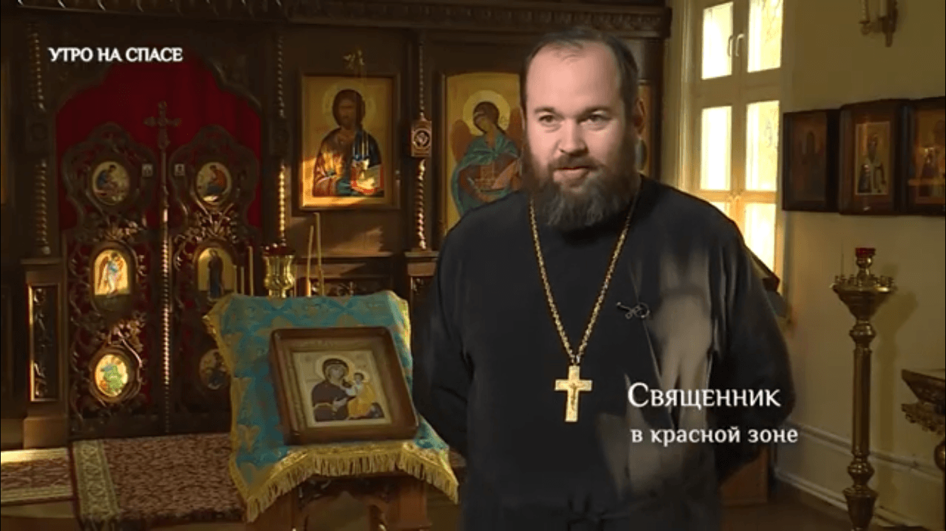 03.11.2021 Репортаж телеканала Спас о моем служении в “красной (ковидной)” зоне в КБ №1 “АО МЕДСИ” в Отрадном